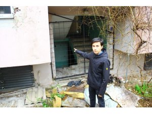 Hırsızların talan edip, madde bağımlıların yerleştiği o binaya önlem