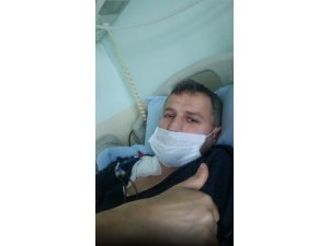 Abdulkadir Parmak’ın lenf kanseri ile savaşan kuzeni Ahmet Bozali hasta yatağında dua istiyor