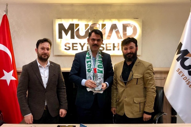 Kurum’dan MÜSİAD Seydişehir’e ziyaret