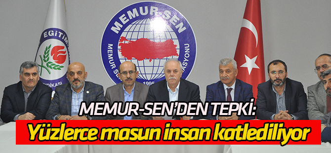 Yüzlerce masun insan katlediliyor