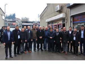 Trabzon Büyükşehir Belediye Başkan adayı Zorluoğlu Değirmendere’yi gezdi