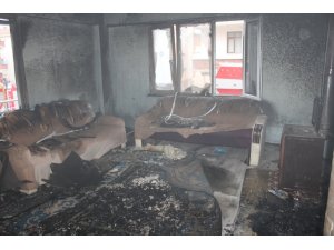 5 çocuk yangından kurtarıldı