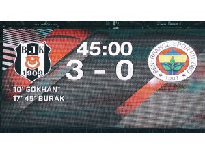 Spor Toto Süper Lig: Beşiktaş: 3 - Fenerbahçe: 3 (Maç sonucu)