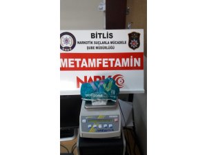 Bitlis’te 101 gram metanfetamin ele geçirildi