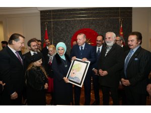 Cumhurbaşkanı Erdoğan'a doğum günü sürprizi