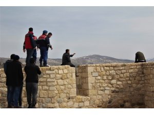 Harput kalesinde intihar girişimi 3 saatte sona erdi