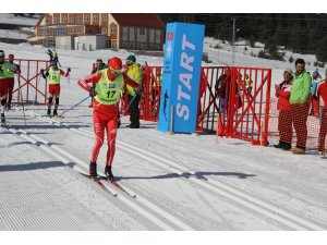 260 sporcunun katıldığı Kayaklı Koşu Ligi 2. Etap Yarışları başladı