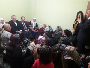 Ak Parti’li Külünk’ten ev ziyaretleri