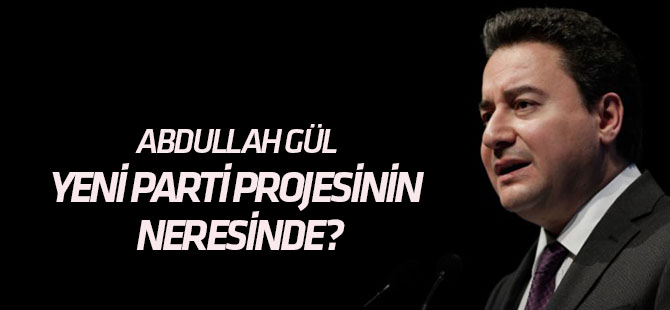 Abdullah Gül yeni parti projesinin neresinde?