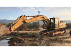 İznik'te yol çalışmasında mezar bulundu