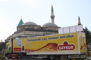 Çaykur tanıtım TIR'I Konya'da