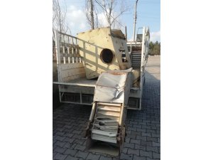 Bakliyat makinesi hırsızlığına 2 gözaltı