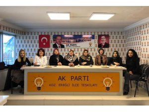 AK Partili kadınlar Şahin’i başkan yapmaya söz verdi
