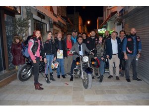 Motosiklet tutkunları Tosun’a tam destek
