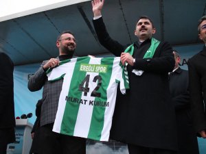 Bakan Kurum’a Ereğlispor forması