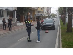 Kaçan ehliyetsiz sürücü olay yerine geri geldi
