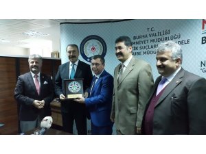 Emniyet Müdürü Bursa’nın uç beyleri ile buluştu