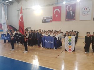 Okullar arası step aerobik il birinciliği müsabakaları tamamlandı