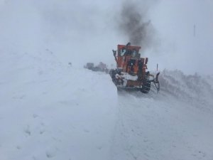 Van-Çatak karayoluna çığ düştü