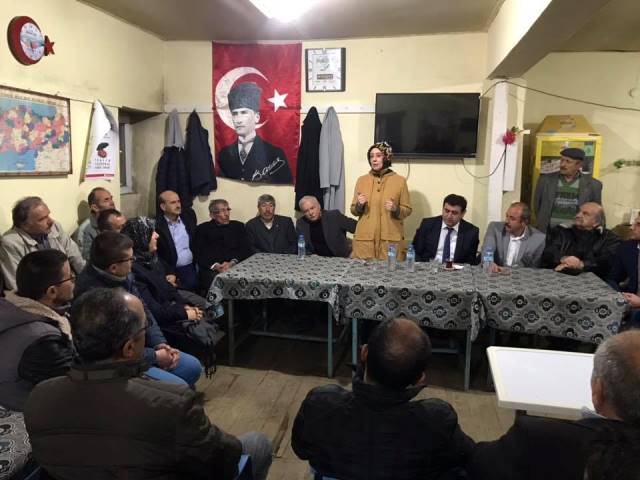 Samancı, seçim çalışmalarında