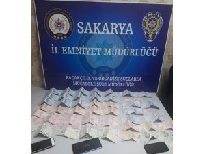 Piyasaya sahte para süren 3 şüpheli gözaltına alındı