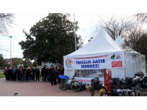 Samsun’da tanzimde ilk gün 11 ton ürün satıldı