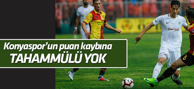 Konyaspor'un Göztepe maçında puan kaybına tahammülü yok