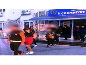 Didim’de 12 adrese eş zamanlı fuhuş baskını: 48 gözaltı