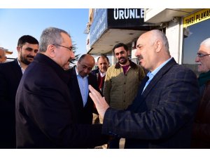 Başkan adayı Erdem, Atatürk Mahallesi’nde esnafı ziyaret etti