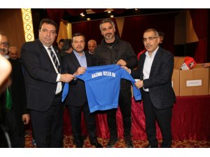 Amatör spor kulüplerine malzeme yardımı