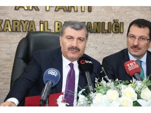 Bakan Koca: "31 Mart bölgede ve gönül coğrafyamızın bizi umut olarak gördüğü bu dönemde özellikle lider ülke olma noktasında çok önemli bir seçim olacağını düşünüyoruz"