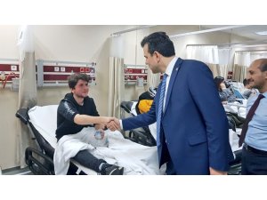 Milletvekili Esgin, Uludağ’daki kazada yaralananları ziyaret etti