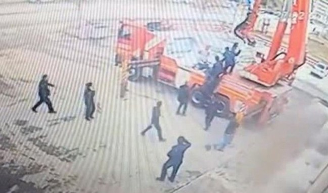 İtfaiyenin tatbikatında feci kaza!