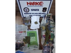 Isparta’da uyuşturucu operasyonu