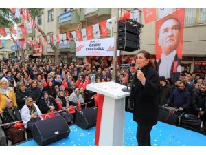 Özlem Çerçioğlu, Kuyucak seçim ofisini açtı