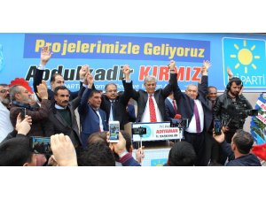Abdulkadir Kırmızı’nın seçim irtibat bürosu açıldı