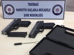 Tekirdağ’da 2 adet ruhsatsız tabanca ele geçirildi