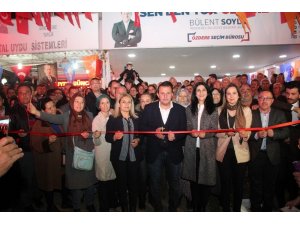 Özdere’de coşkulu seçim ofisi açılışı