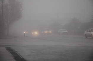 Yoğun sis, Çumra'yı esir aldı