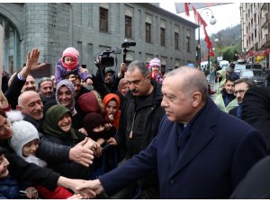 Cumhurbaşkanı Erdoğan, Rize'de