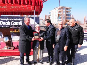 Ovalı Cami'nin temeli atıldı