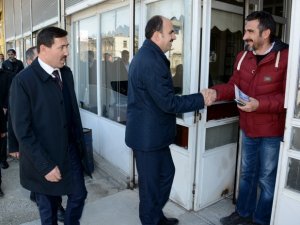 Altay ve Kılca’dan esnafa ziyaret