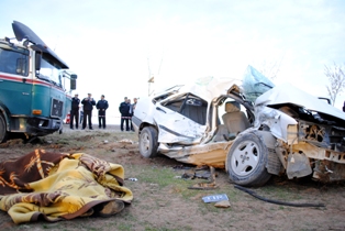 Konya'da trafik kazası: 1 ölü, 2 yaralı