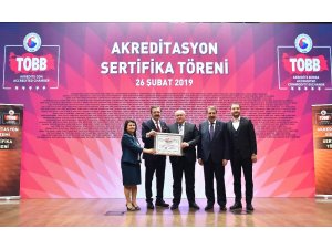 ATSO’ ya ’A Seviye Oda’ belgesi