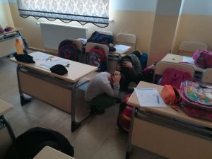 Ulaş'ta deprem tatbikatı yapıldı