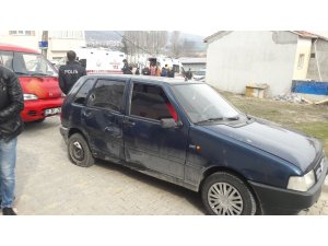 Otomobil ile motosiklet çarpıştı; 2 yaralı