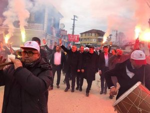 MHP’li Başkan adayı Bıyık başkan gibi karşılandı