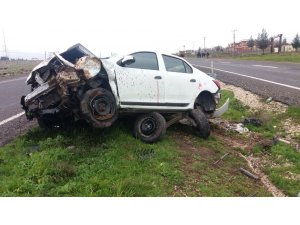 Siverek’te trafik kazasında bir kişi yaralandı