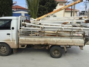 Demir hırsızlarını sivil jandarma kıskıvrak yakaladı