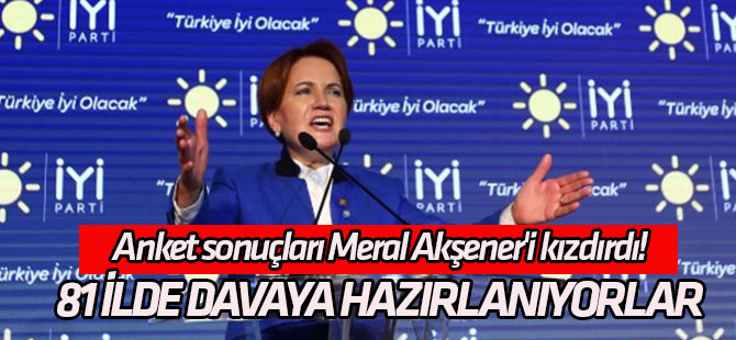 Anket sonuçları Meral Akşener'i kızdırdı!